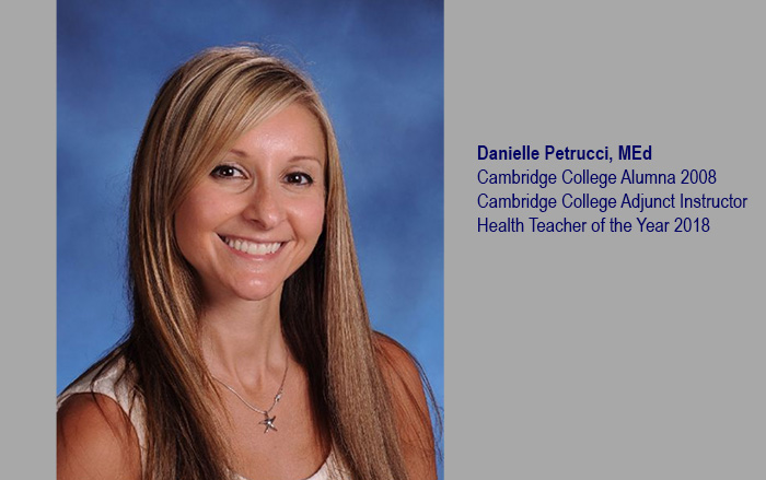 Danielle Petrucci, Health Teacher of the Year